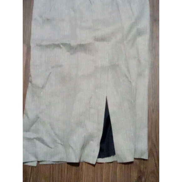 Talbots  Maxi Skirt Womens Size 8 Dry Clean Only Rayon Silk Blend black gray - Picture 6 of 8